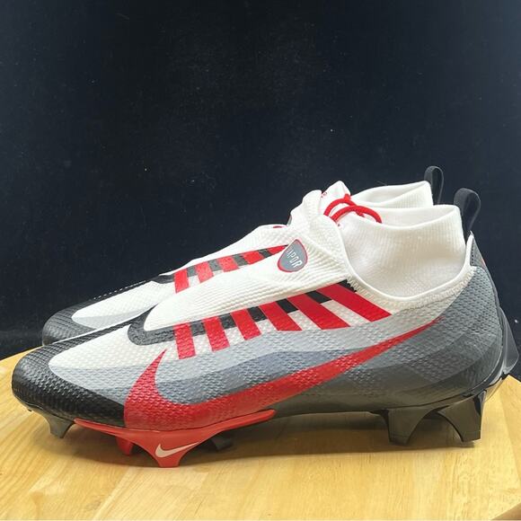 Nike Air Vapor Edge Pro 360 TB Red Black Cleat DV0778-002 Mens Size 14 NEW